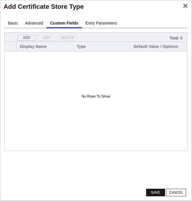 AlteonLB Custom Fields Tab