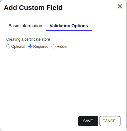 HPiLO Custom Field - HTTPSCertWaitTime