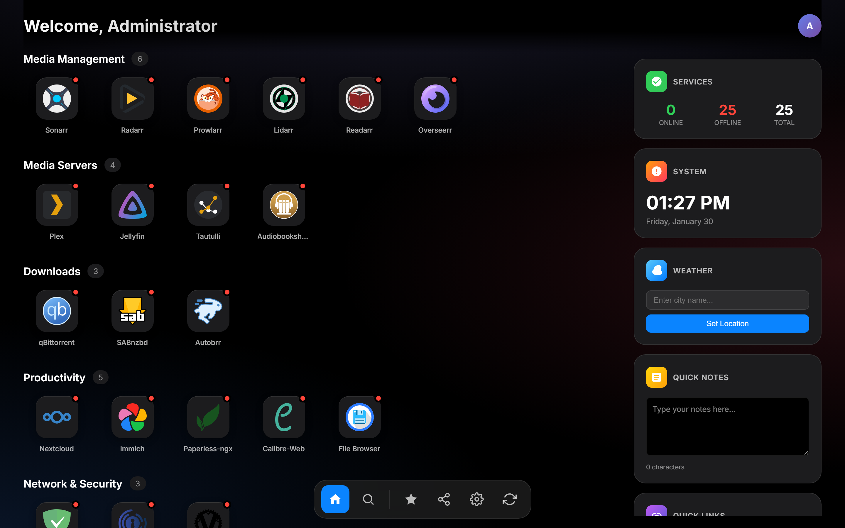 DashGate Dashboard