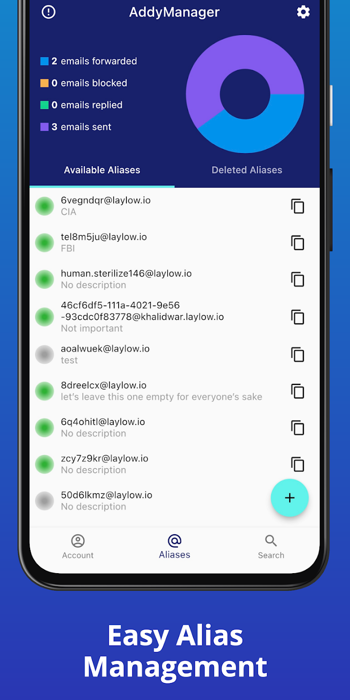 Screenshot 3 of AnonAddy — opens full size