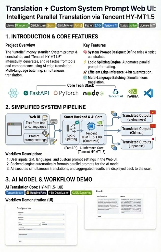 Translation Text Generation Poster