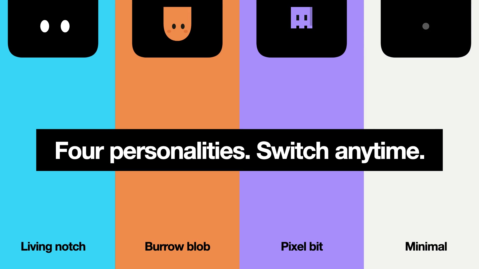Four personalities