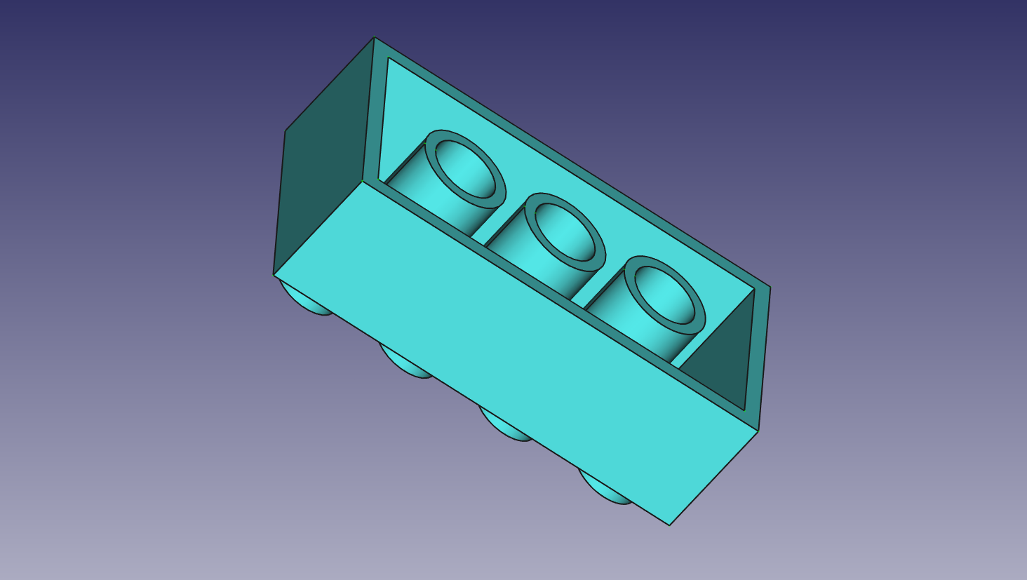 Lego Piece Bottom