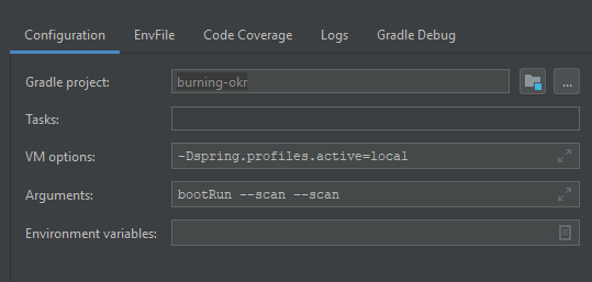 intelliJ-Run-Configuration