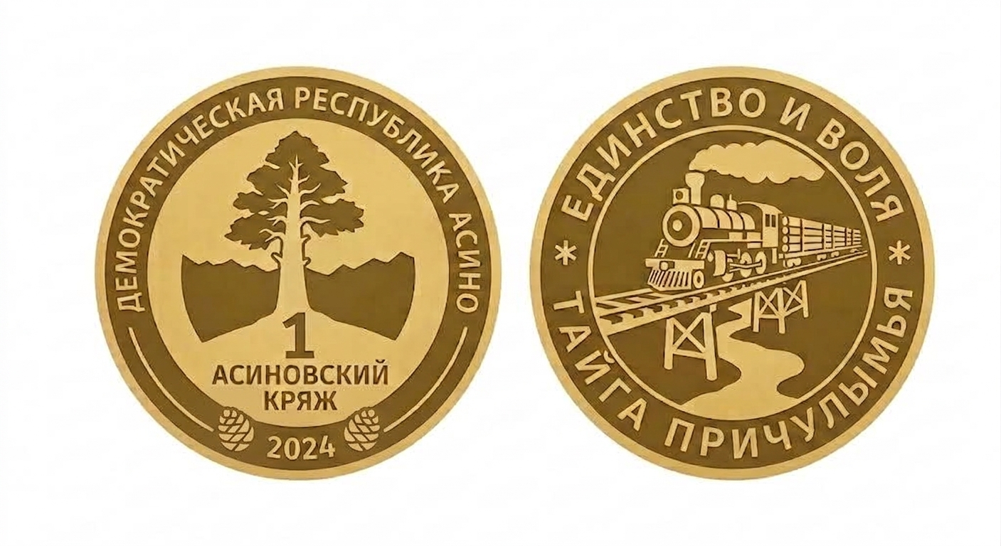 Монета 1 Асиновский Кряж