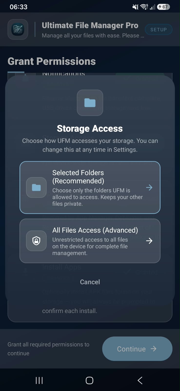 Storage access