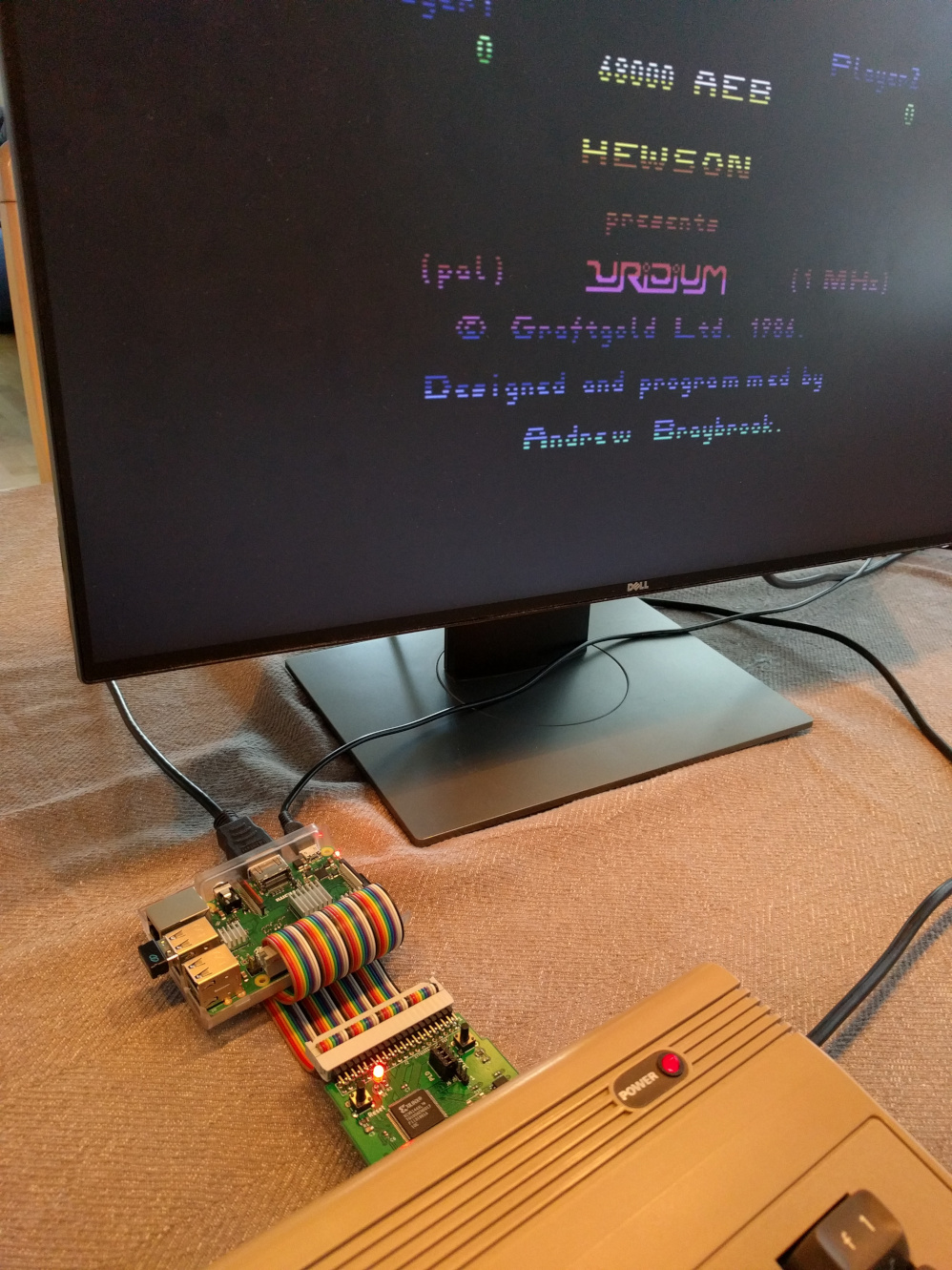 C64 – Pi Interface in action