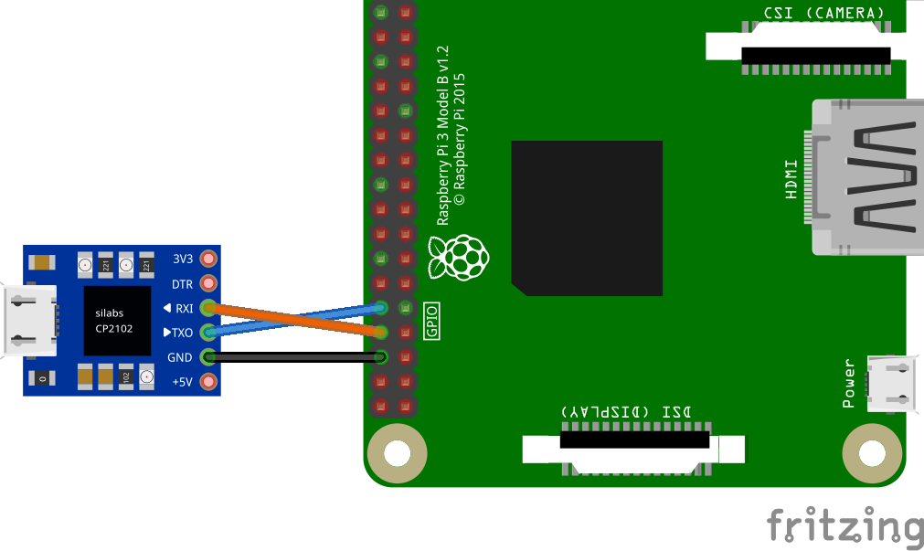 UART wiring diagram