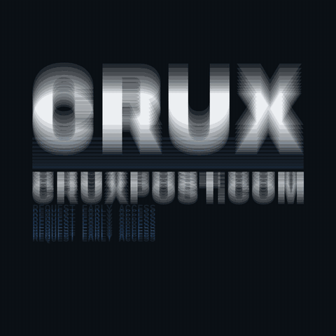 Kinetic type: a 12 second launch bumper for Crux