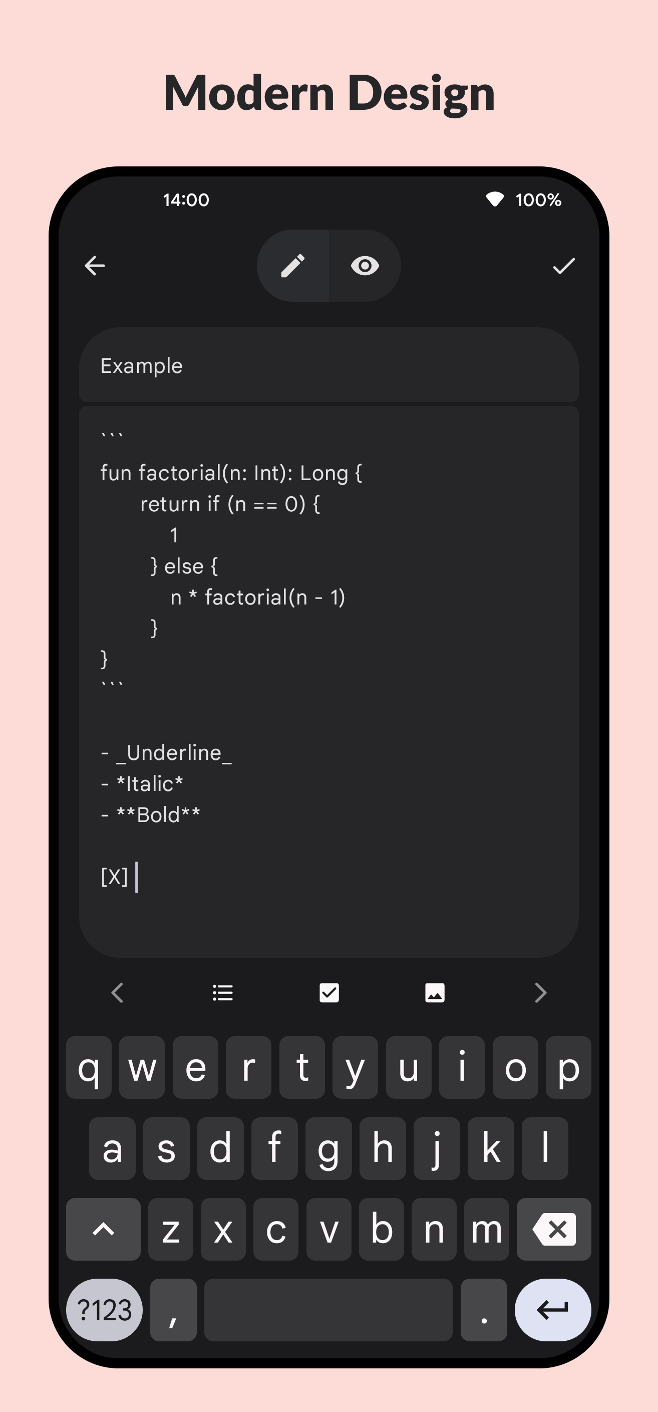 Screenshot 6 of Easy Notes — opens full size
