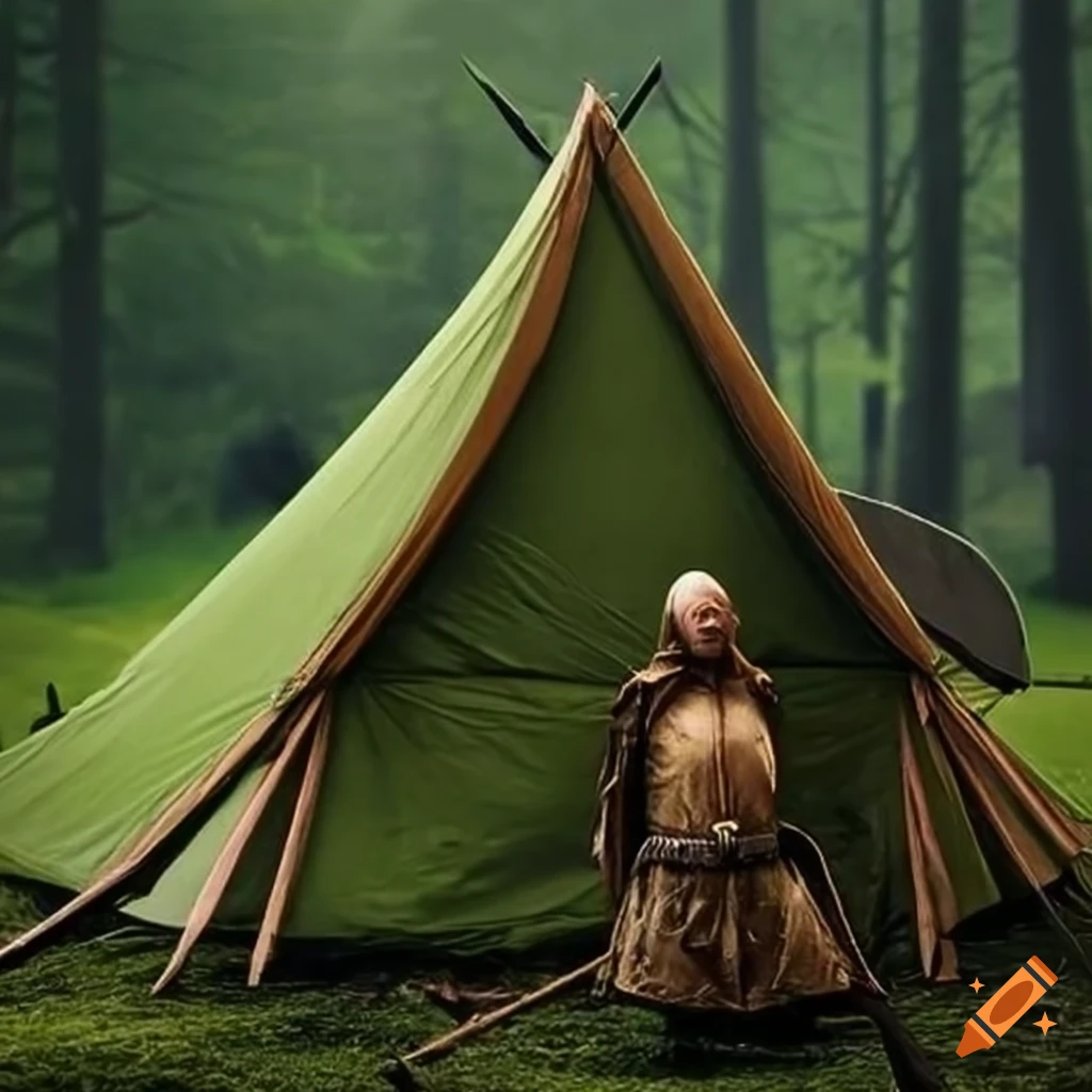 green viking tent