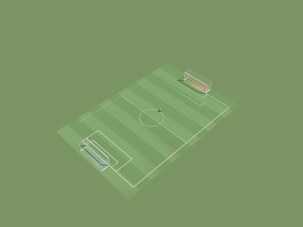 Soccer scene