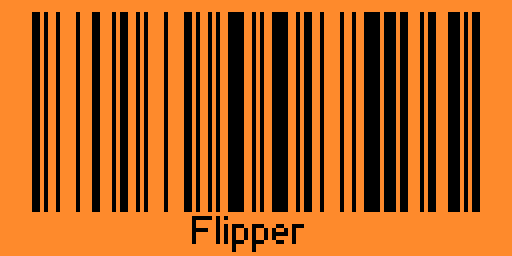 Flipper Code-128 Barcode