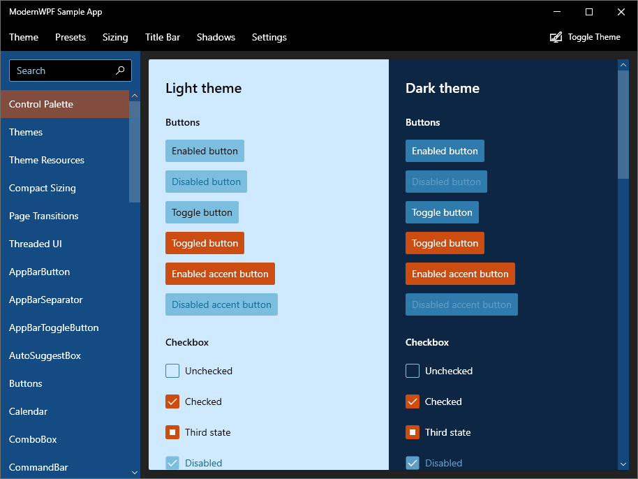 Easily customize colors