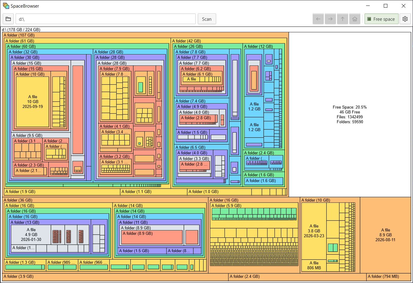 SpaceBrowser screenshot
