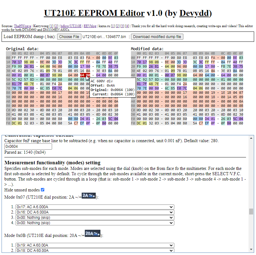 UT210E Editor Screenshot 01
