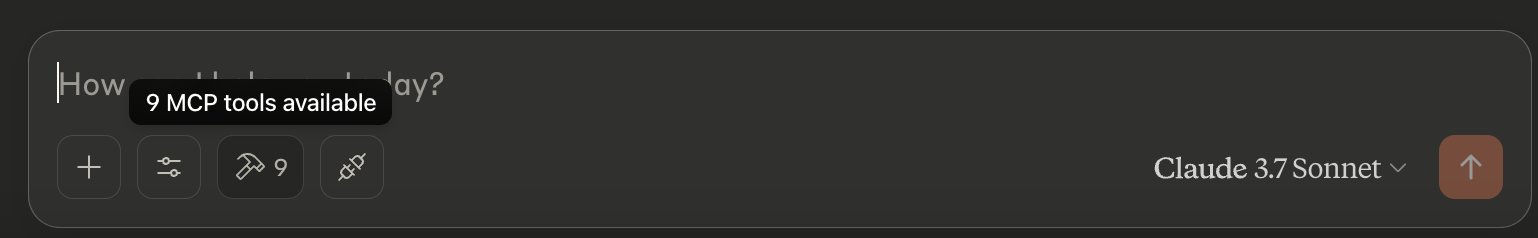 Tools available in Claude Desktop