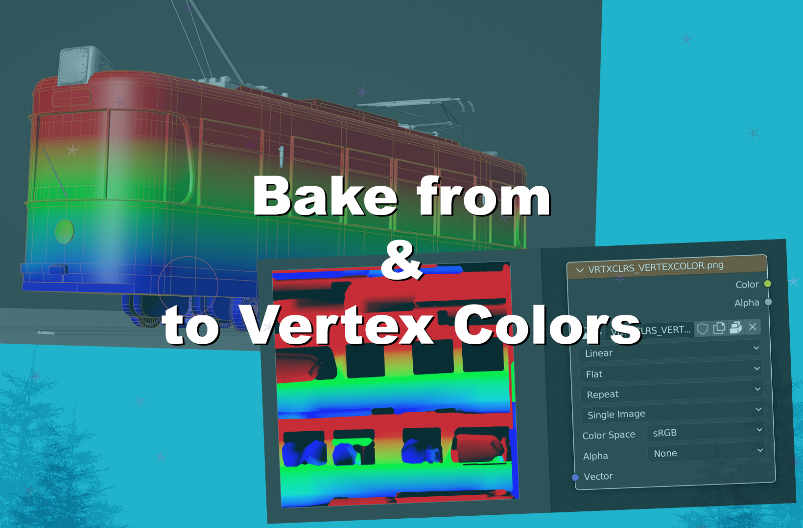 Bake from and to Vertex Colors