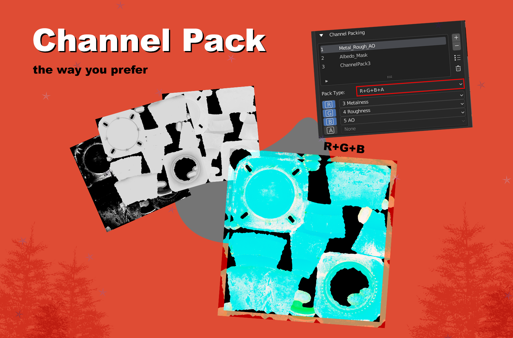 Channel Pack maps the way you prefer