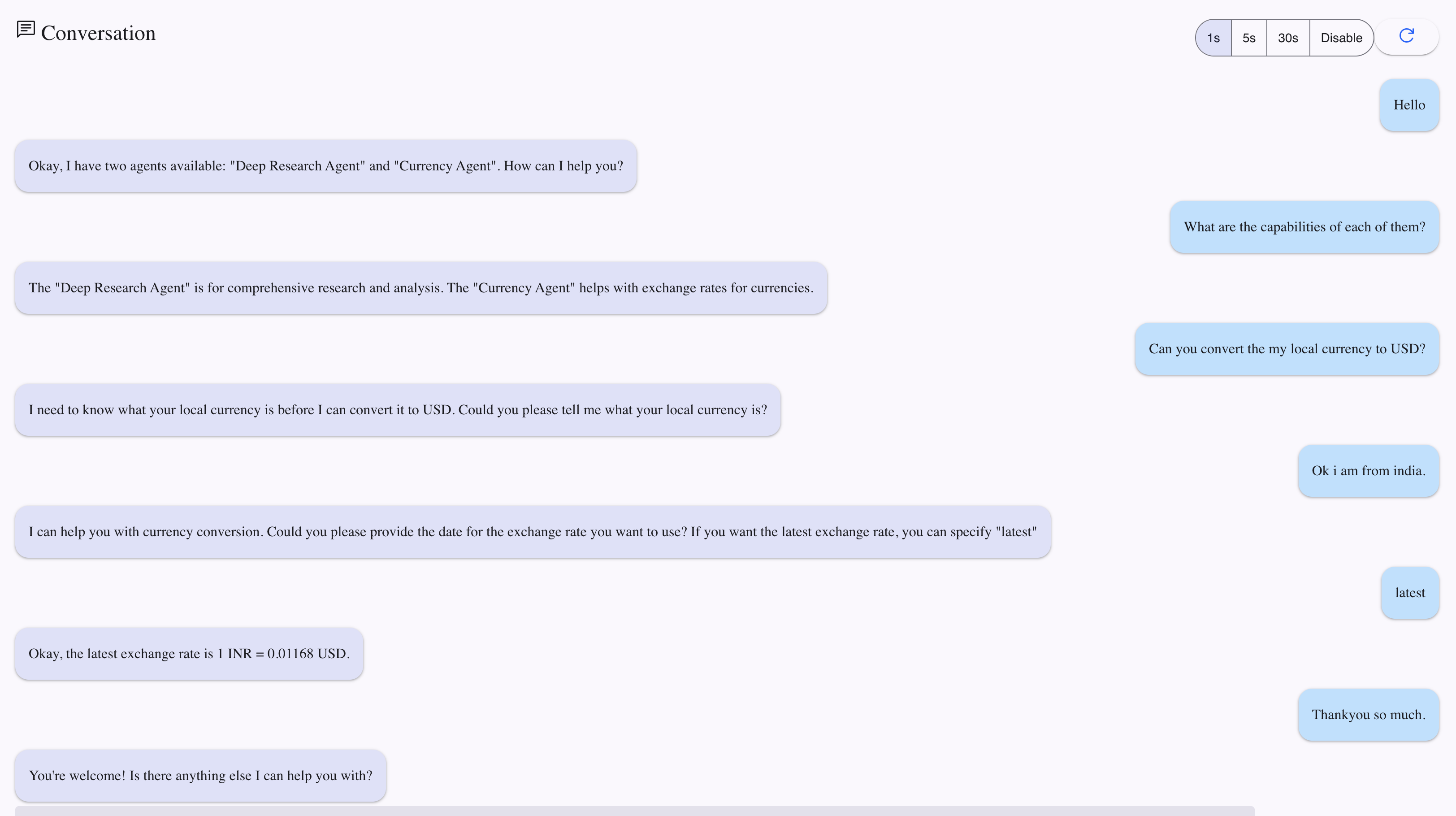 MCP Conversation