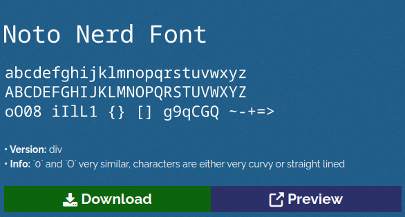 Noto Nerd Font