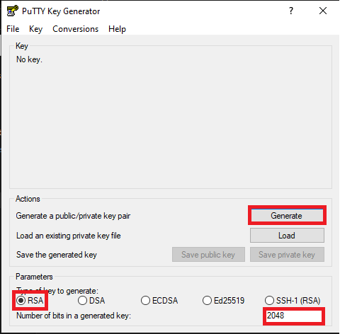 puttygen-generate