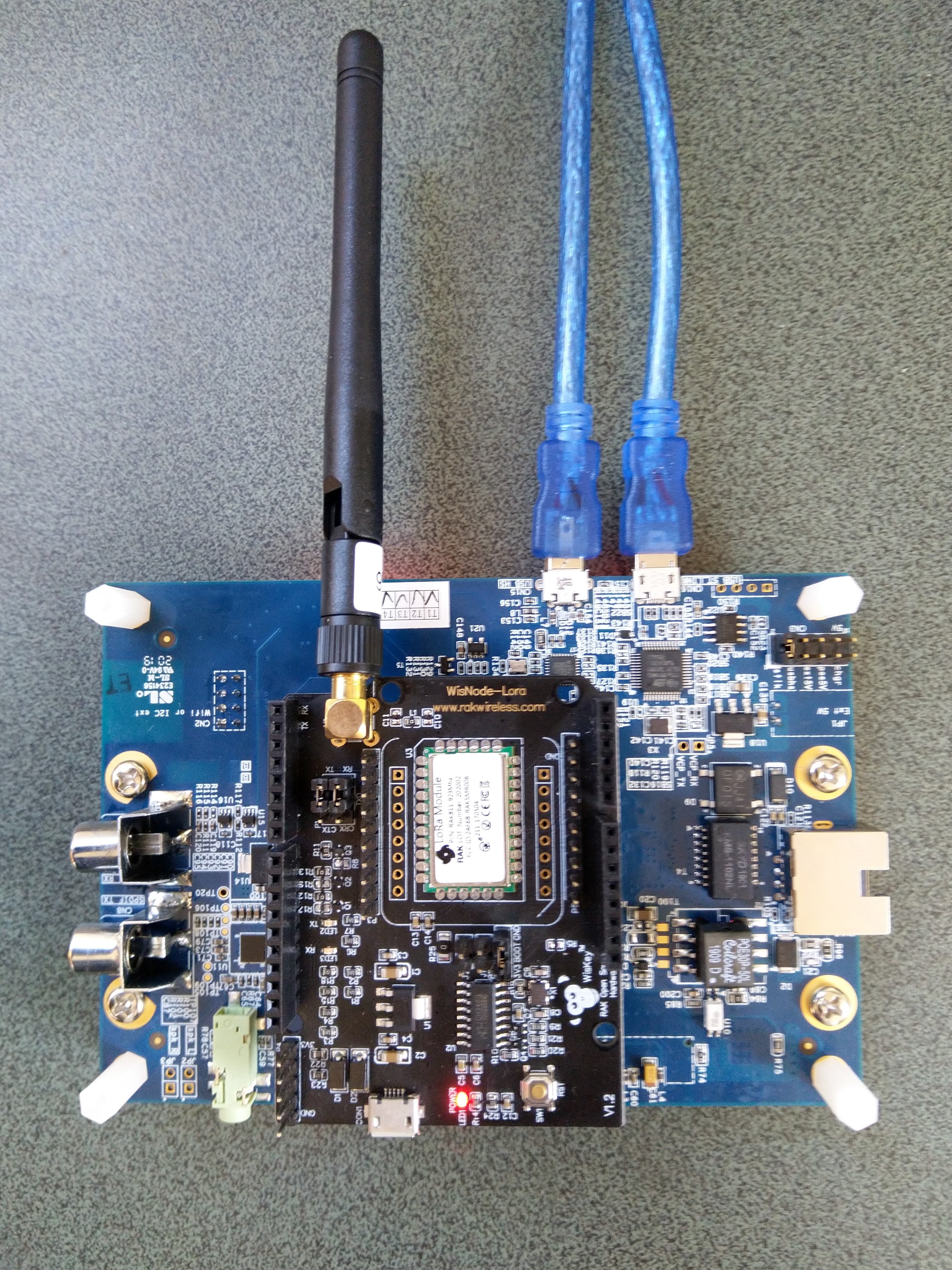 RAK811 EVB on nanoFramework device