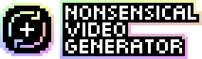 Nonsensical Video Generator Logo (No Shadow)