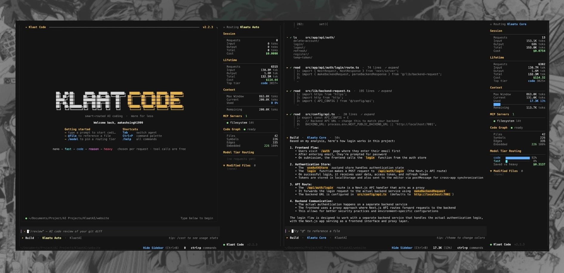 klaatcode README image