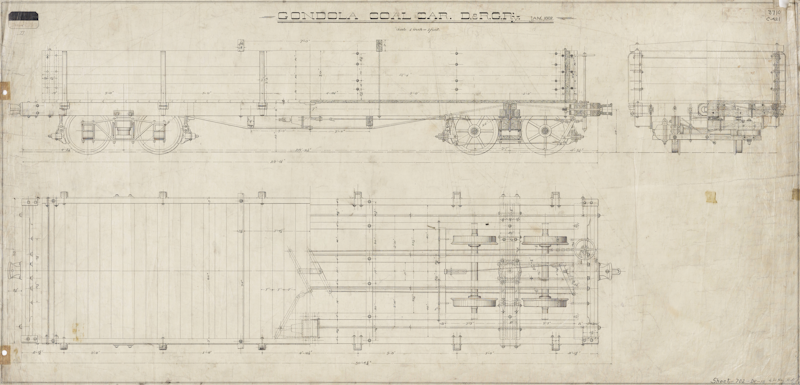 Denver and Rio Grande railway drawing