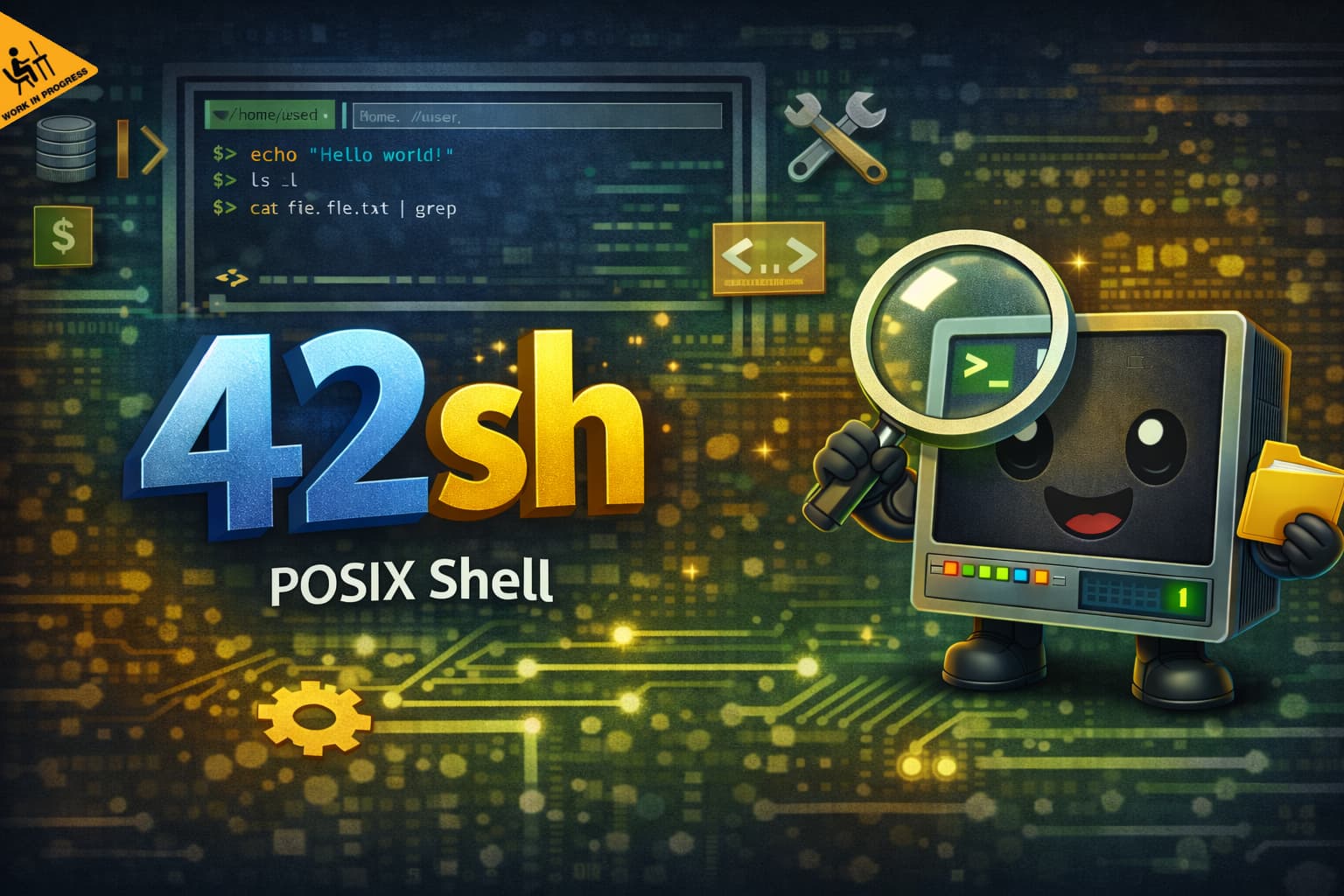 POSIX shell 42sh