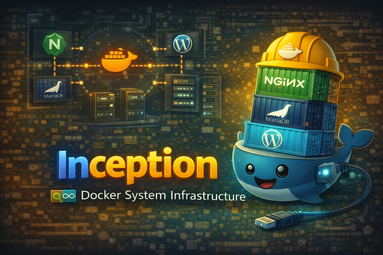 Docker system infrastructure Inception
