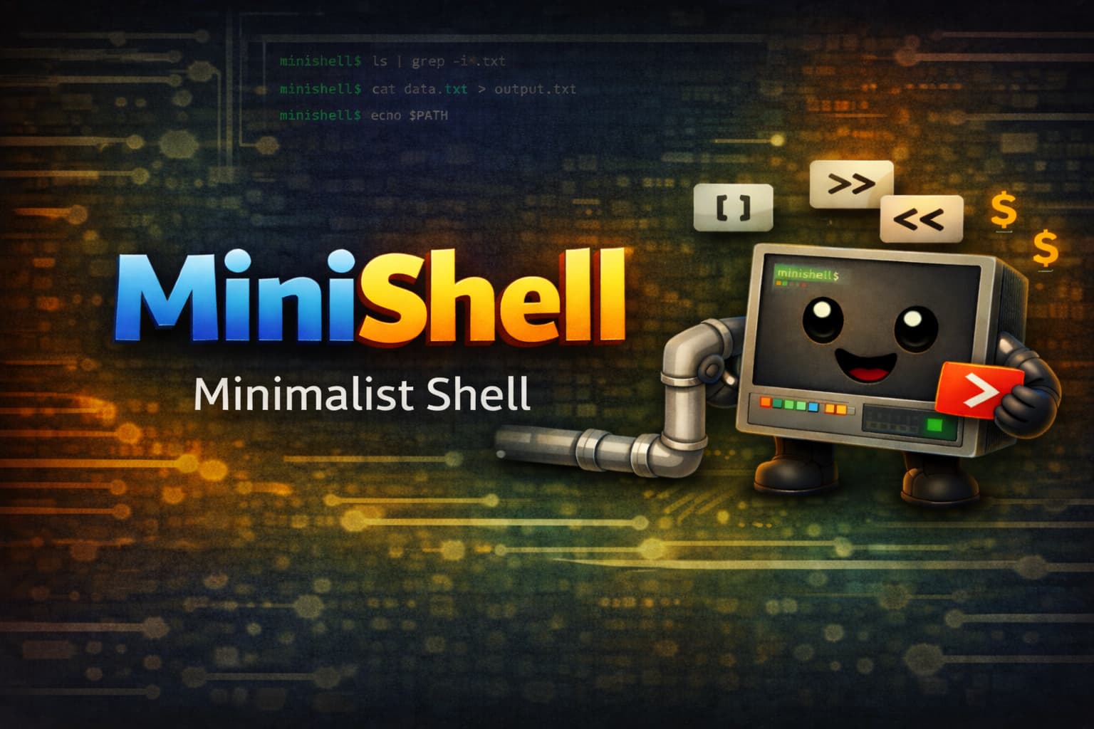 Minimalistic shell Minishell