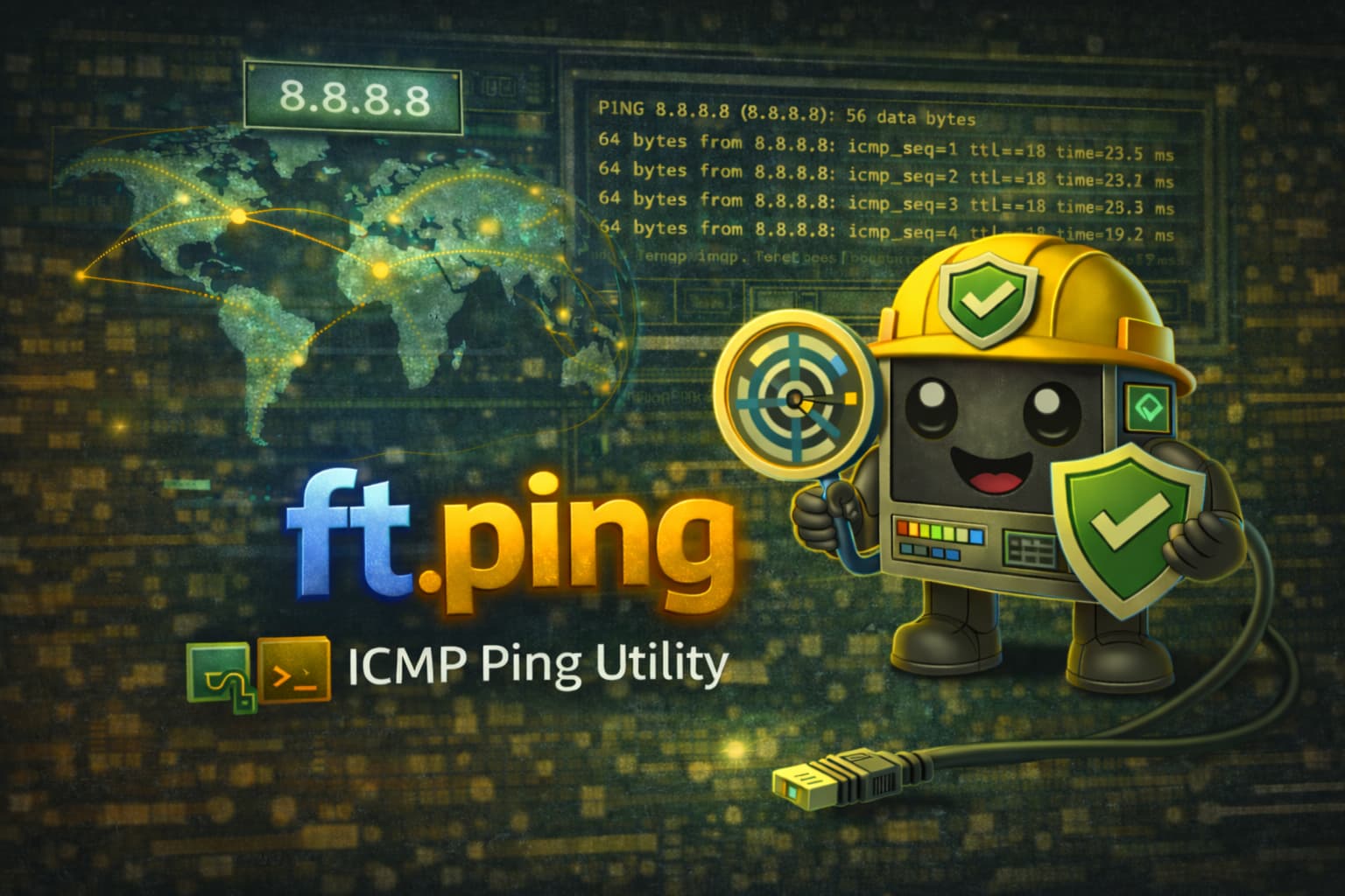 ICMP ping utility ft_ping