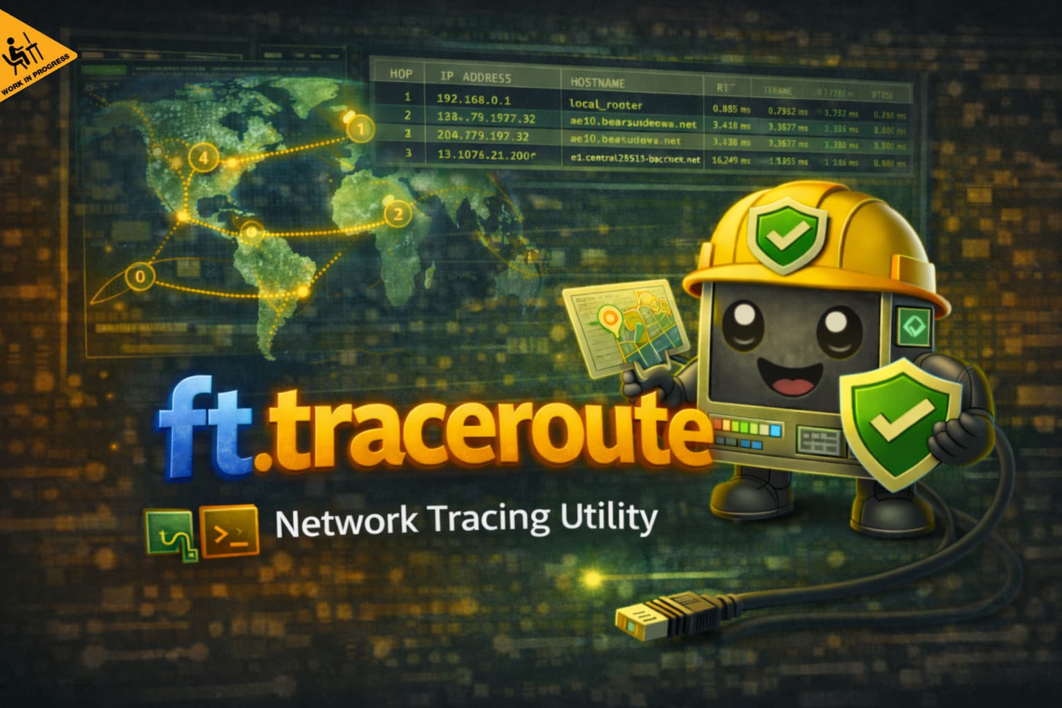 Network tracking utility ft_traceroute