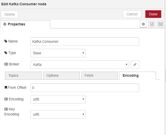 Kafka Consumer Encoding