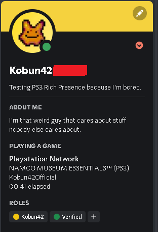 Discord Presence on PS3