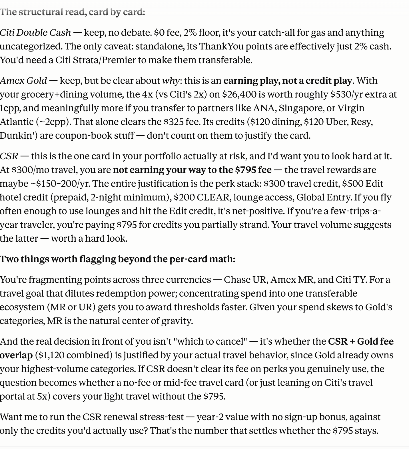 Portfolio review — part 2