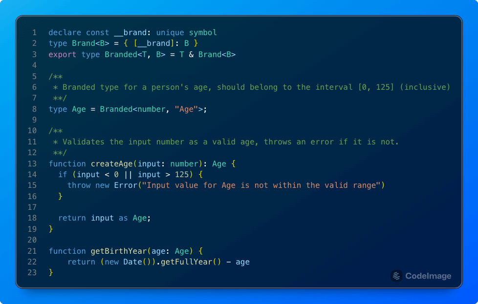 Using Branded Types in TypeScript