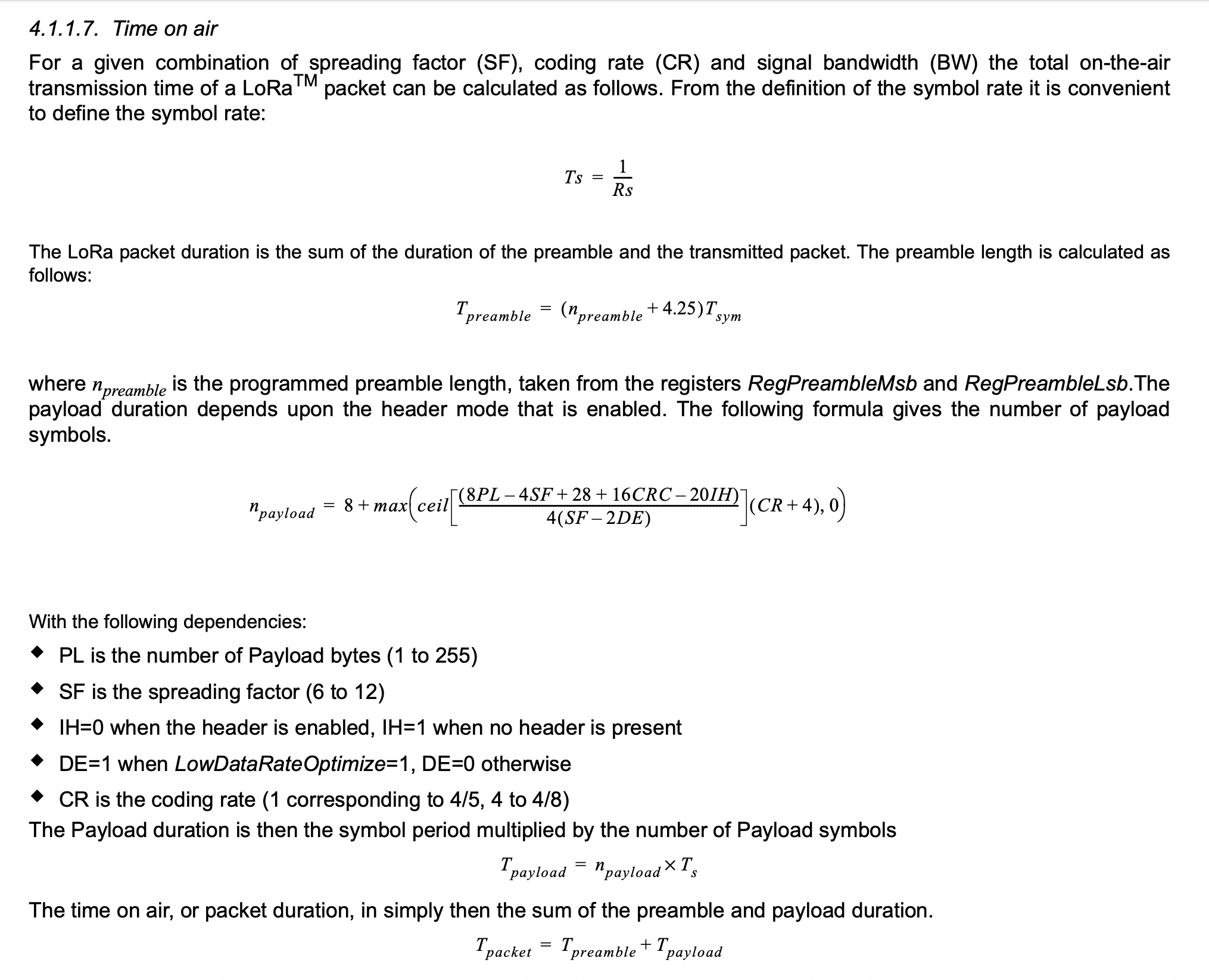 Calculations