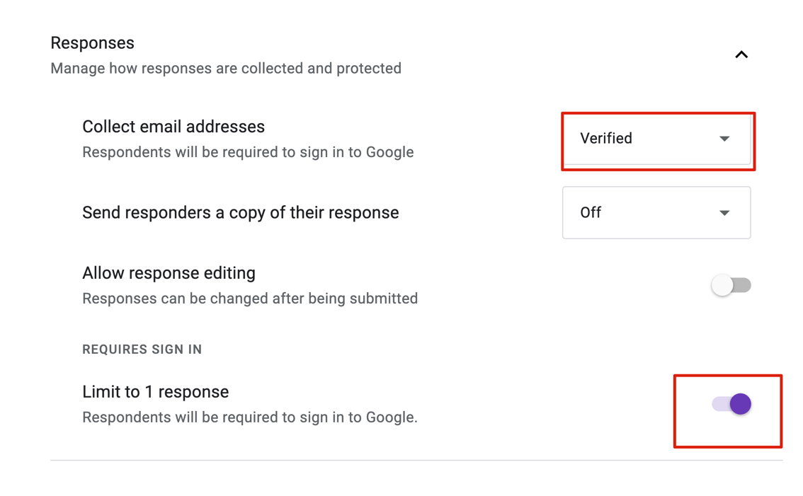 Google Form Login