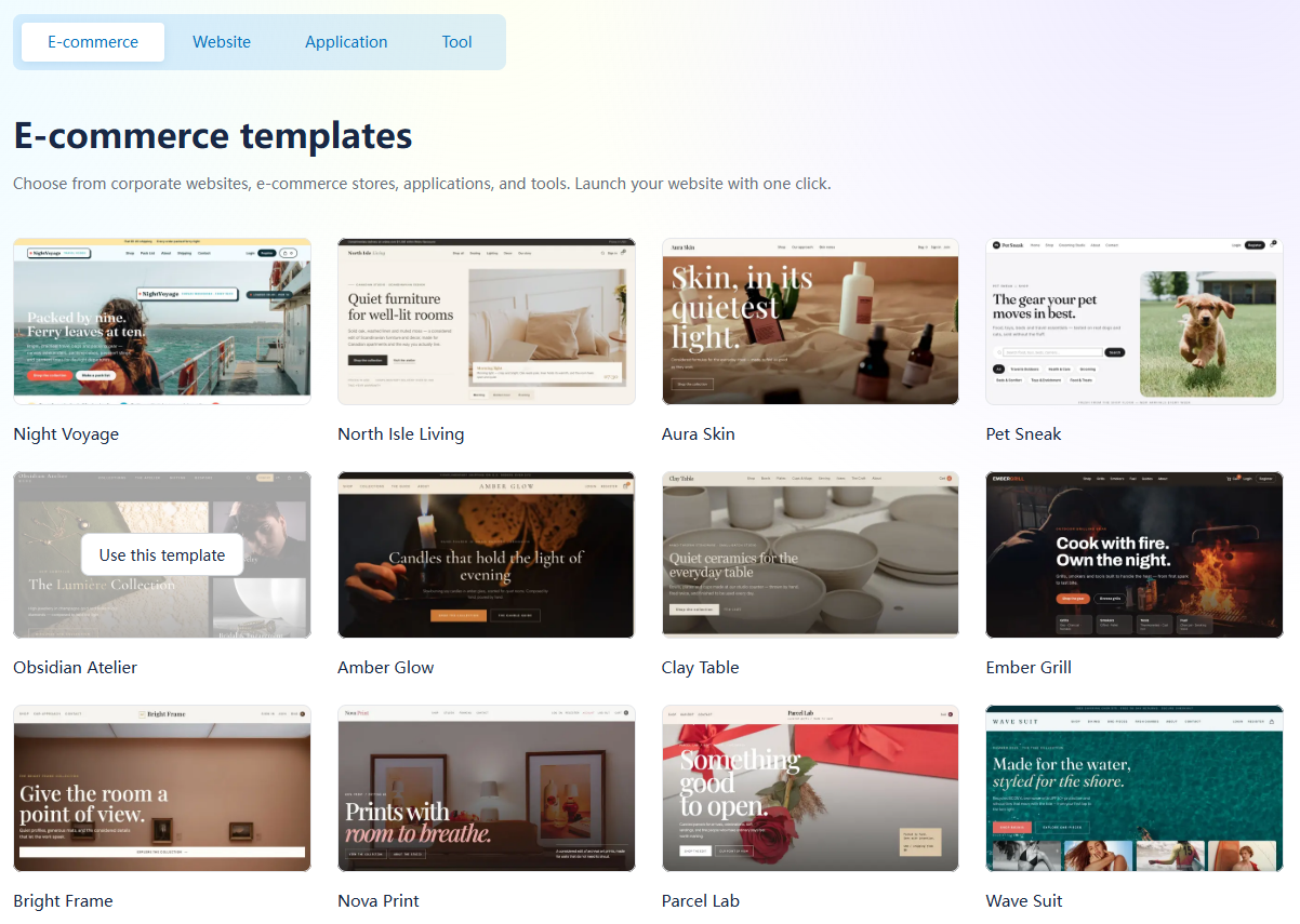 Kooboo portal and Marketplace