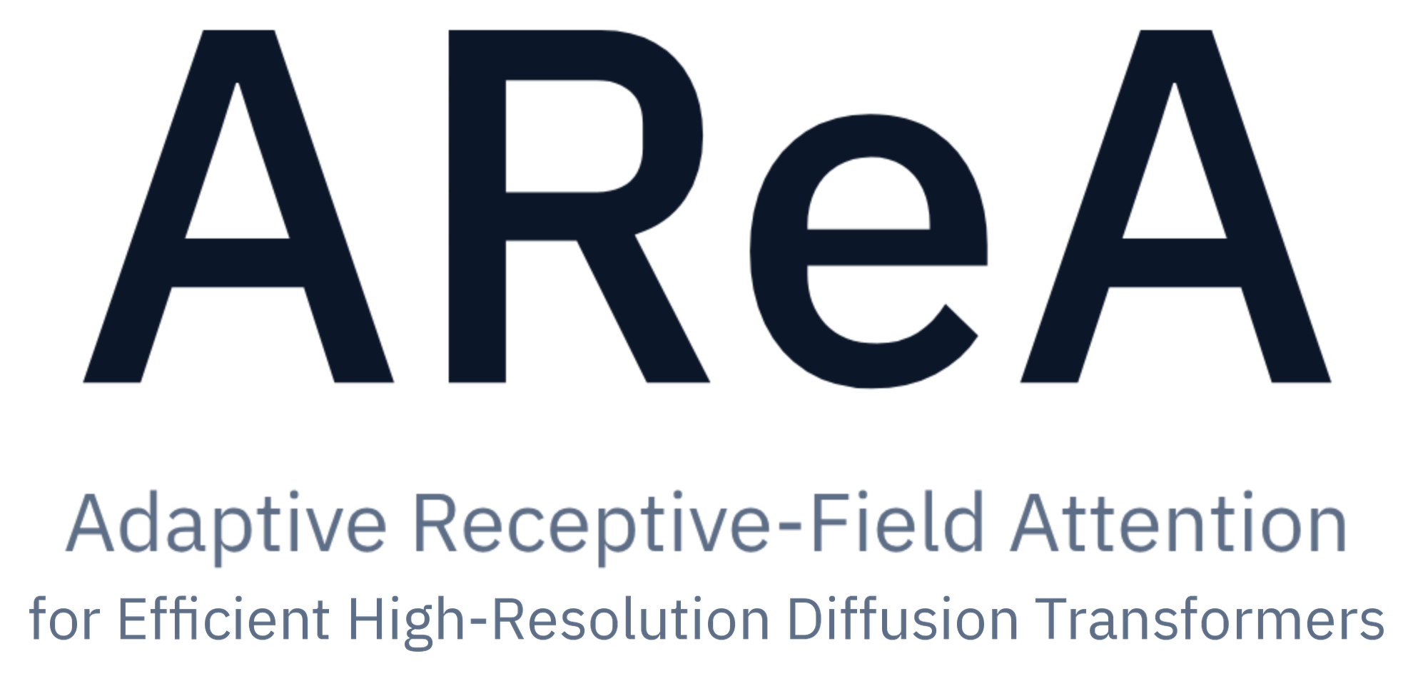 AReA: Adaptive Receptive-Field Attention for Efficient High-Resolution Diffusion Transformers