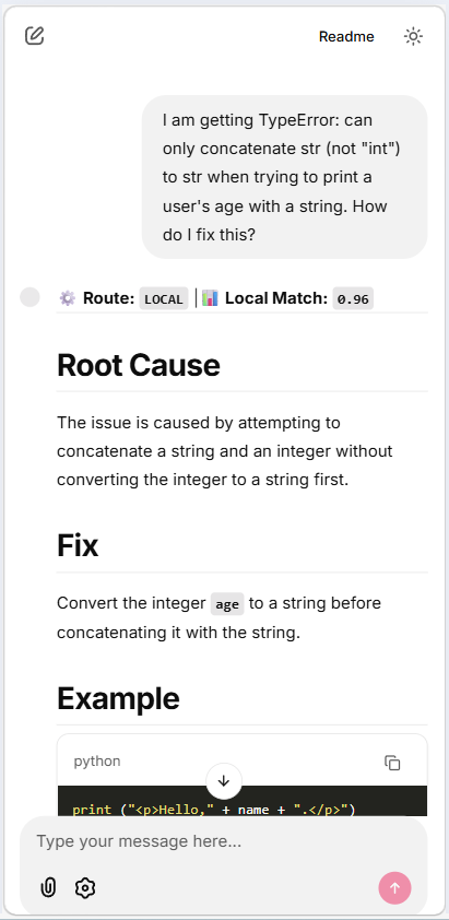 StackFix Local Retrieval