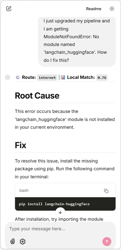 StackFix Internet Query