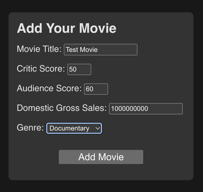 add movie form