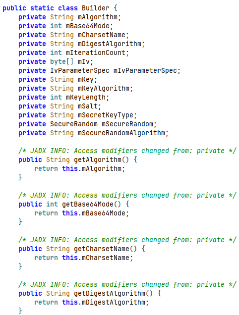 Builder method