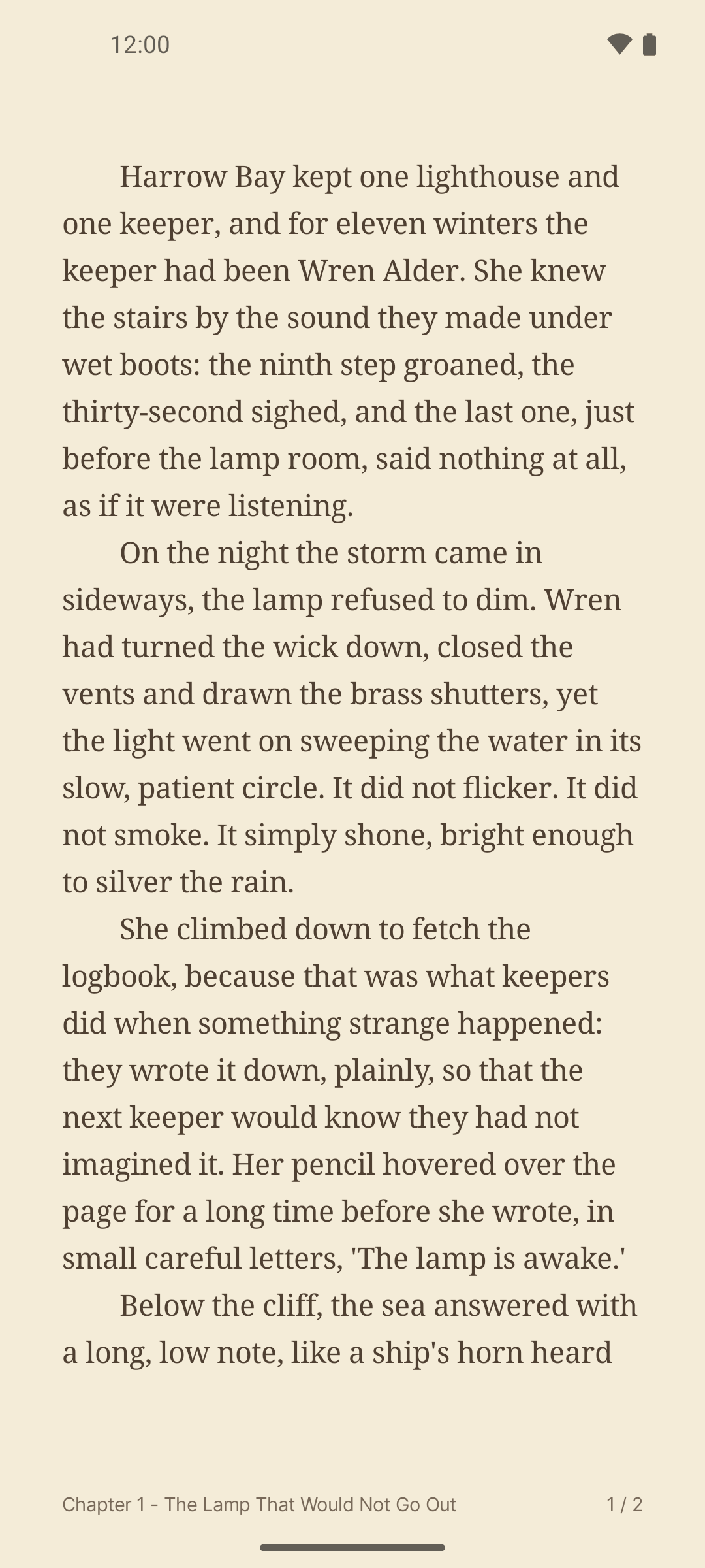 Novel reader