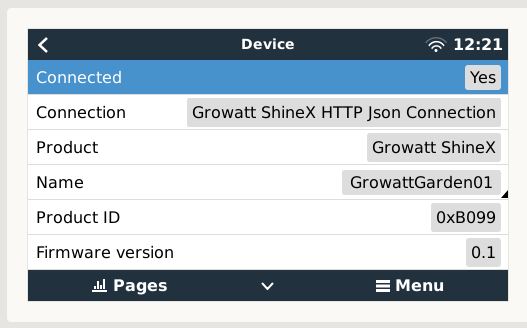 Growatt - Device Details