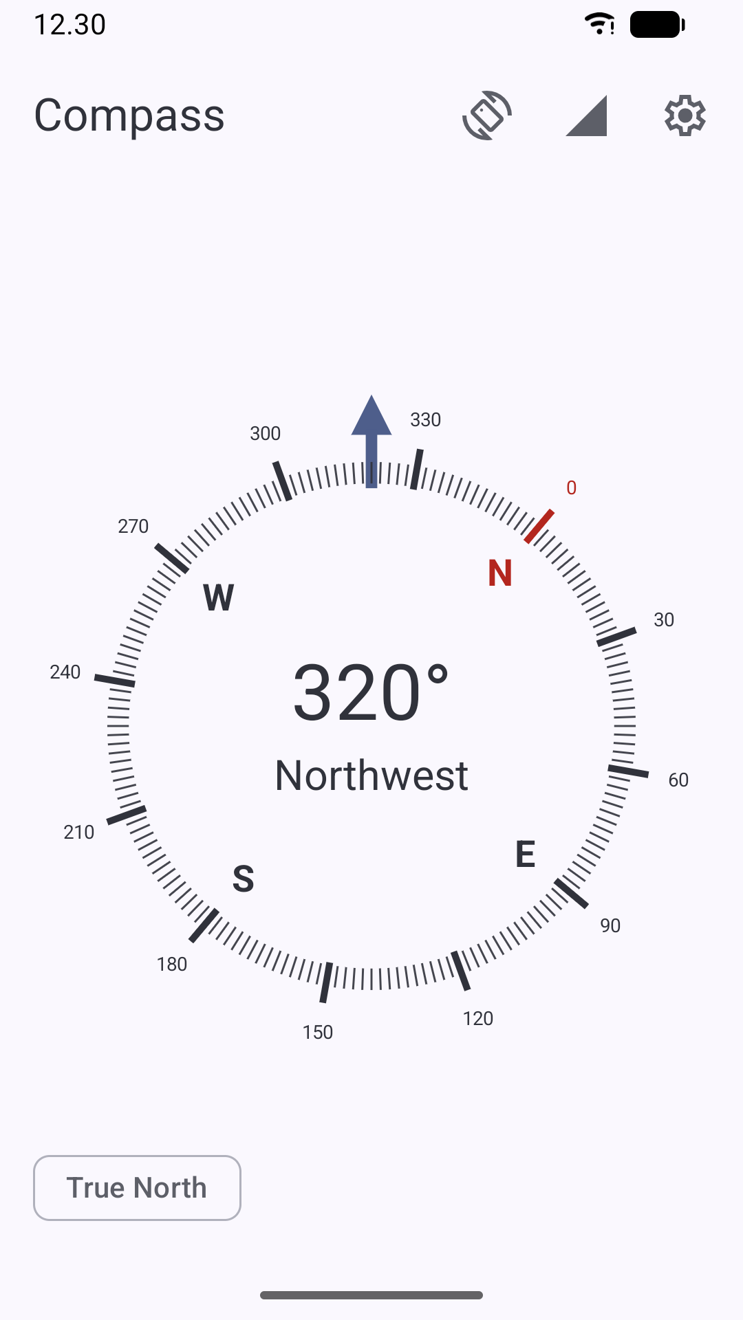 Screenshot Light theme